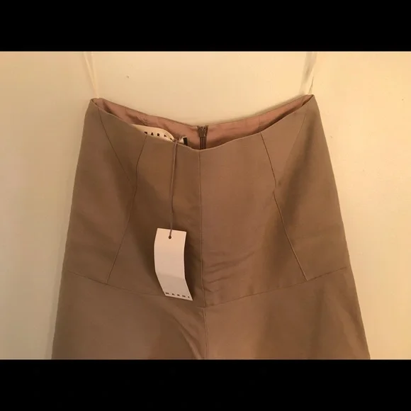 SOLD — NWT Marni sz 38 midi silk wool skirt - Picture 3 of 5